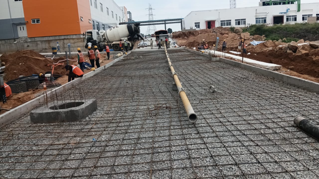 Ready-mix truck and concrete pumping